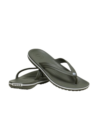 Crocs Unisex Crocband Flip Haki Terlik