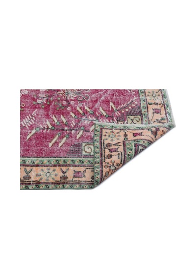 El Dokuması Vintage Yün-pamuk Naturel Halı 23562 148 X 262 Cm Çok Renkli