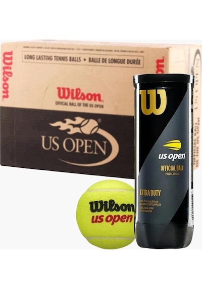24 Kutu Us Open Tenis Topu Vakum Ambalajda 1 Box Koli Wrt106200 Sarı