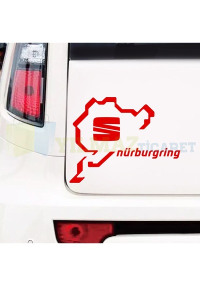 Seat Logo Nürburgring Oto Sticker Araba Yapıştırma Araç Etiket