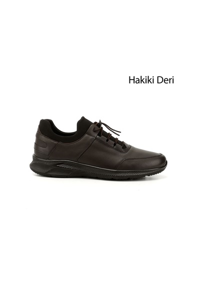 Gönderi(R) Erkek Kahverengi Bağcıklı Hakiki Deri Comfort Sneaker Ddma73542198 Kahverengi