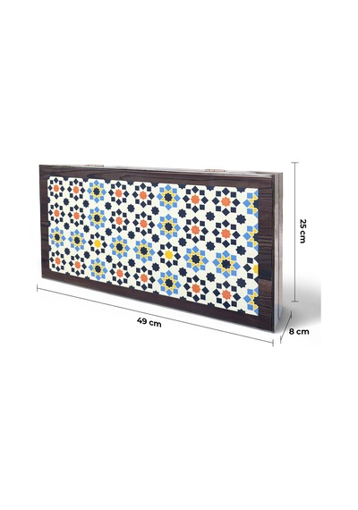 Biggdesign Star Tavla Çizilmez Zeminli, Mıknatıslı Mdf Kasa, 2 Kat Vernik Cilalı