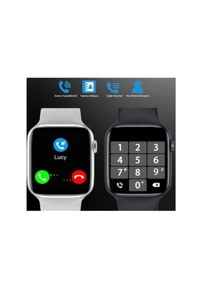 Watch6 Akıllı Saat Nabız Ölçer Çok Fonksiyonlu Ios Ve Android Uyumlu Watch 6