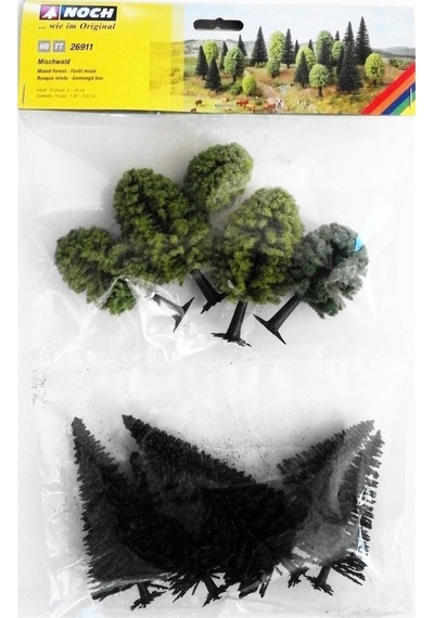 Noch 26911 Karışık Orman Ağaçları, 10 Adet, 5-14 Cm. Diorama Malzemesi-54669