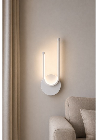 Liva Modern Led Duvar Apliği Günışığı Beyaz