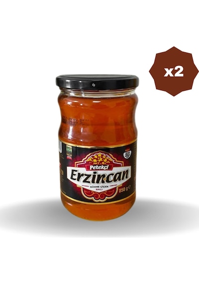Erzincan Süzme Çiçek Balı 850 Gr - 2 Adet