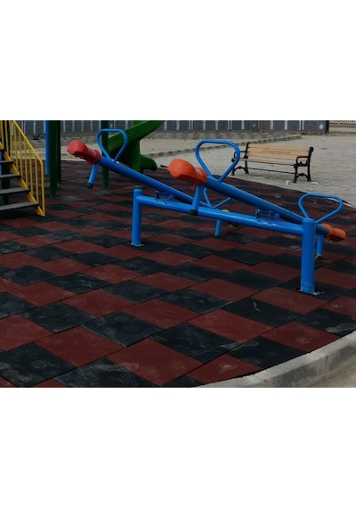 Çiftli Park Tahterevalli - Tahtaravalli 4 kişilik Beton Zemin