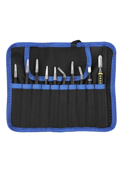 10 Parça Hassas Elektronik Tamir Cımbız Seti Anti-statik/anodize 10 Adetli Set