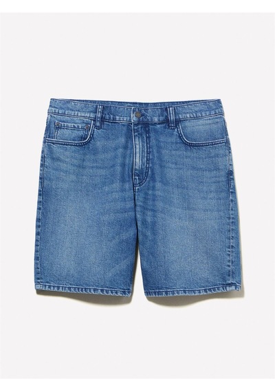 Sisley %100 Pamuk Orta Bel Regular Fit Denim Şort Erkek Mavi Denim Şort - 325p4mcps9019 Haki Yeşili