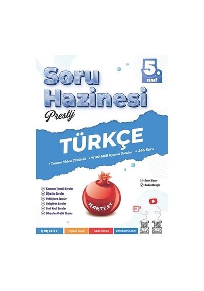 Nartest 5. Sınıf Türkçe Prestij Soru Hazinesi