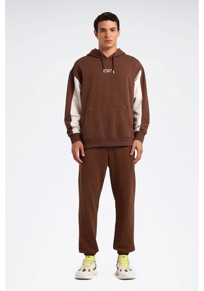 Reebok Sweatshirt Erkek Kahverengi Palona Hoodıe Kahverengi-ekru