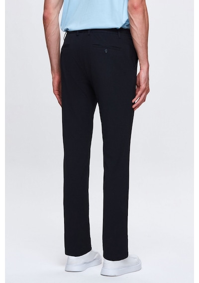 D's Damat Ds Damat Slim Fit Lacivert Beli Lastikli Bağcıklı Fermuarlı Likralı Rahat Jogger Pantolon 2HC03ORTJGR01 Lacivert