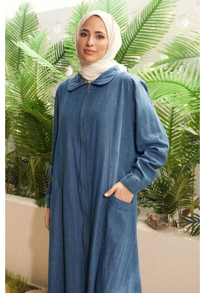 Neways 6463-battal Denim Ferace Koyu Mavi Koyu Mavi