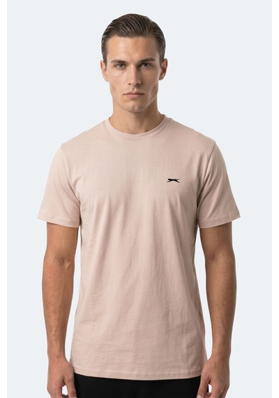 Slazenger Rosalva T Erkek Pamuklu Taş Gri Tişört