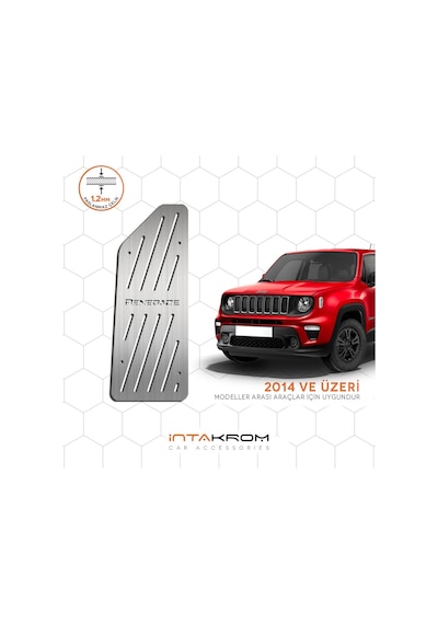 Jeep Renegade Krom Ayak Dinlendirme Pedalı - 2014 Ve Üzeri
