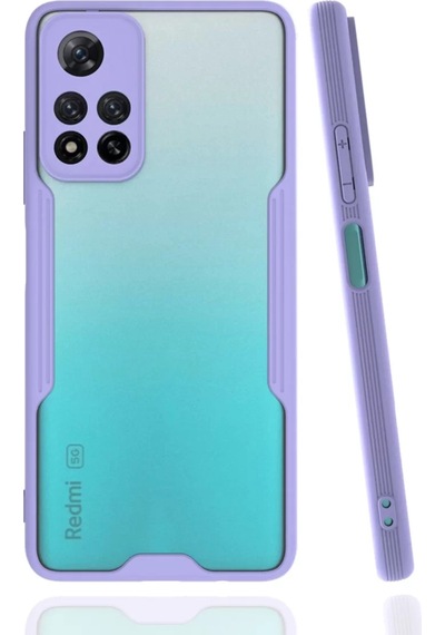 Newface Xiaomi Redmi Note 11 Pro Plus 5g Kılıf Platin Silikon - Lila