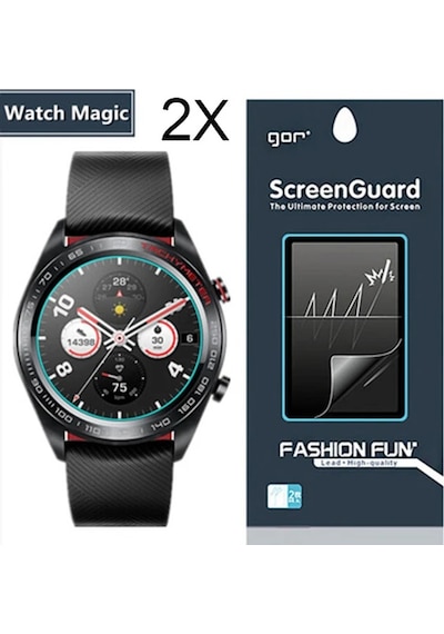 Gor Huawei Watch Magic 2 Darbe Emici Ekran Koruyucu 2 Adet Set- 5775 Mh-hs2307-3541