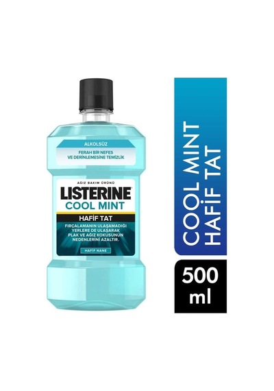 Listerine Ağız Bakım Suyu 500 Ml Cool Mint Hafif Tat 12'li Paket