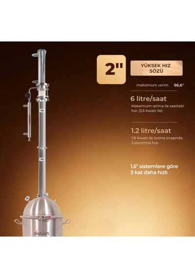 Distilon Nehir Serisi İmbik-26 Lt