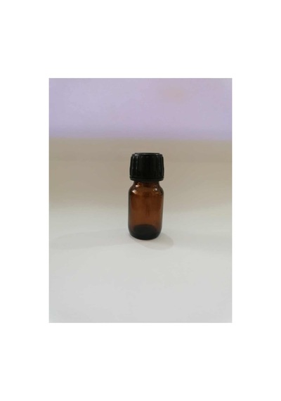 Cam Şişe 20 Ml Ve Plastik Siyah Kapak 25 Adet Diğer