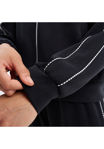 Lescon Siyah Kadın Fermuarlı Sweatshirt 26n-2113