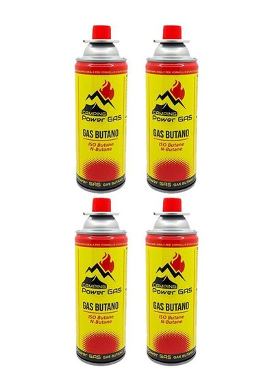 Campıng Tıme Bütan Propan Kamp Gaz Kartuşu 227gr 400ml 4adet Camp Sarı