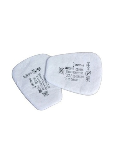 3M 5911 P1 Toz Filtre Pedi 1 Çift