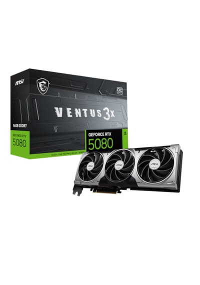 MSI GeForce RTX 5080 16G VENTUS 3X OC 16GB GDDR7 256 Bit DLSS 4 Ekran Kartı