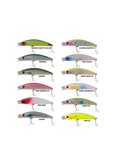 Ryuji King Mullet Floating 9cm 15gr Maket Yem - Florida Silver Uv