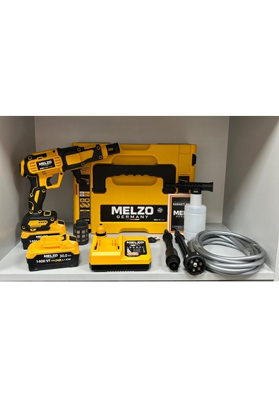 Melzo Germany MLZ75757 SSLL64646566556 1400VF Şarjlı Araç Yıkama Makinesi Sarı/Siyah