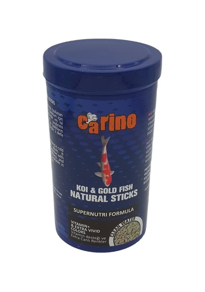 Carino Koi & Goldfish Natural Sticks Koi ve Japon Balık Yemi 100