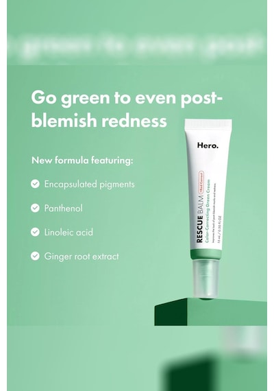 Hero Cosmetics Rescue Balm Kızarıklık Karşıtı Renk Dengeleyici Yüz Kremi 15ml