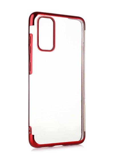 Galaxy A02S Kılıf Ince Köşeleri Renkli Şeffaf Silikon (499226400)