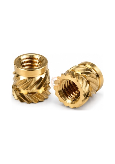 M5 9x7 Mm İnsert Çakma Somun - 3d Baskı Pirinç Somun Od:7 Mm L:9 Mm 50 Adet