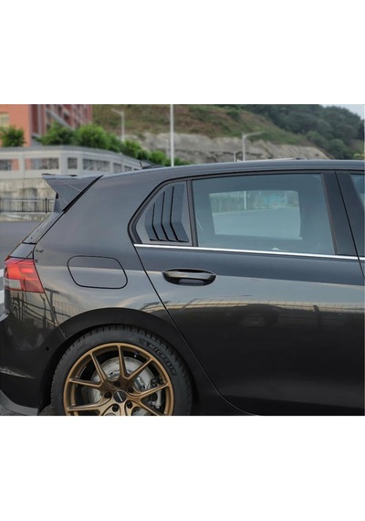 Volkswagen Golf 8 Kelebek Cam Kaplama Piano Black 2021
