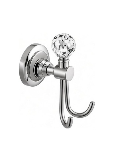 Sonia - Sanco Olia Swarovski Detaylı İkili Bornoz Askılık Krom  - A.1sc.16518-a3-z01- Diğer