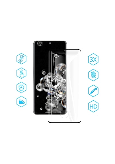 Samsung Galaxy Note 10 Screen Protector 9d Kavisli Şeffaf Polymer Nano Ekran Koruyucu