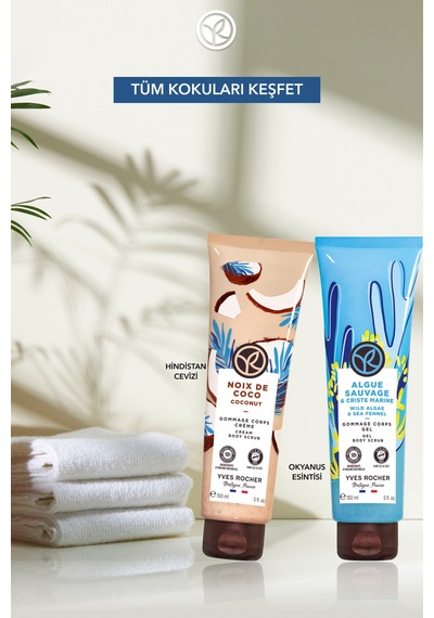 Yves Rocher Jel Dokulu Vücut Peelingi-arındırıcı&yumuşatıcı&serinletici Okyanus Esintisi-sls,sles İçermez,vegan- 150 Ml