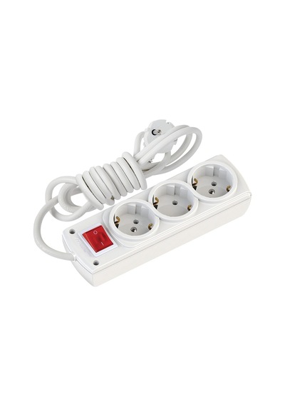 Nead-3014-3a - 3'lü Anahtarlı Topraklı Priz 3 Mt 3