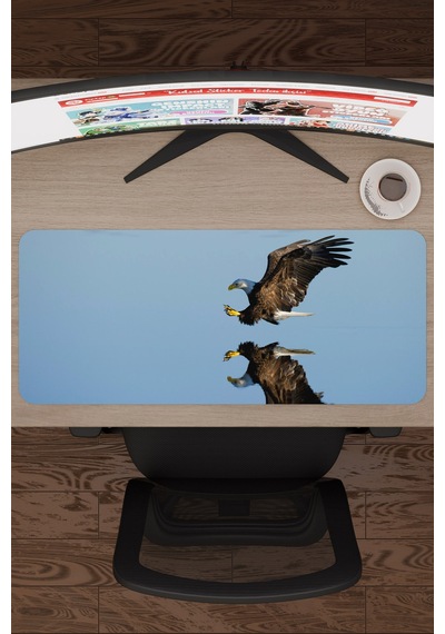 Kartal Kaymaz Dikişli Kauçuk Oyuncu Mousepad V4 - 70x30 Xl Gaming Mouse Pad Fare Altlığı