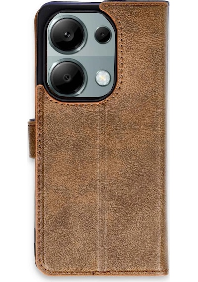 Flzdgnkr Newface Xiaomi Redmi Note 13 Pro 4g Kılıf Trend S Plus Kapaklı Kılıf - Taba