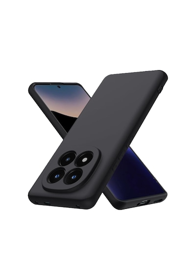 Redmi Note 15 Pro Plus Uyumlu Silikon Kılıf - Kamera Korumalı Esnek Pastel Renk Kapak - Siyah