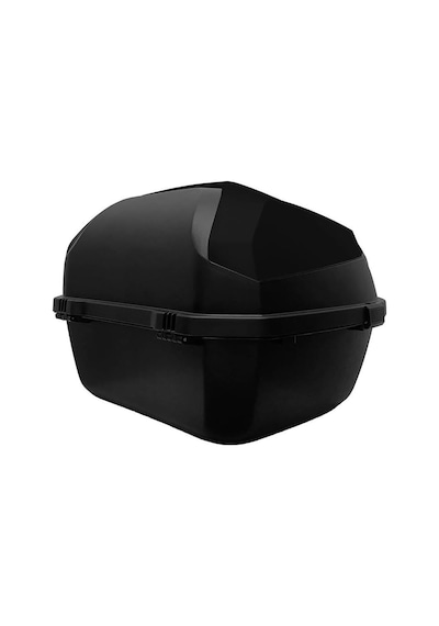 Xt08-b 32 Litre Motosiklet Arka Çanta Siyah Parlak Su Geçirmez Abs Top Case Çift Kilitleme Üniversal Diğer