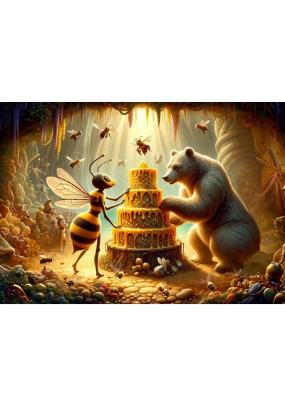 Art Çocuk Bal Pastası 100 Parça Puzzle