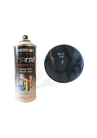 Motip Carat Metalik Siyah Sprey Boya 400 ML N11.17033