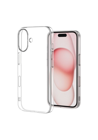 Apple Uyumlu iPhone 17 Kılıf İnce Ve Sert Yapılı Şeffaf Premium Pc Silikon Kapak Ryc/droga Şeffaf