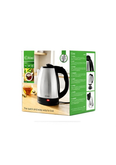 Çelik Kettle Elektrikli Su Isıtıcısı Paslanmaz Çelik Gizli Rezistans 360 1.8lt 1500w Kk-3331
