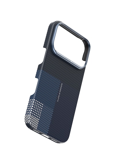 Apple Uyumlu iPhone 17 Pro Kılıf M-safe Şarj Özellikli Raptic Aramid Skin Transform Serisi Kapak Mavi