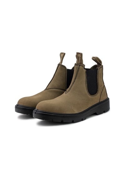 779 Castano Erkek 9080 Natural World Bota Chelsea Nobuck Elastıcos 779 Castano