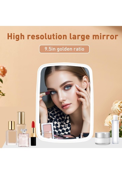 Imirror Led Işıklı Makyaj Aynası, Dokunmatik Düğmeli Makyaj Aynası, Parlaklık Ayarlanabilir Ve Taşınabilir, Be Genel